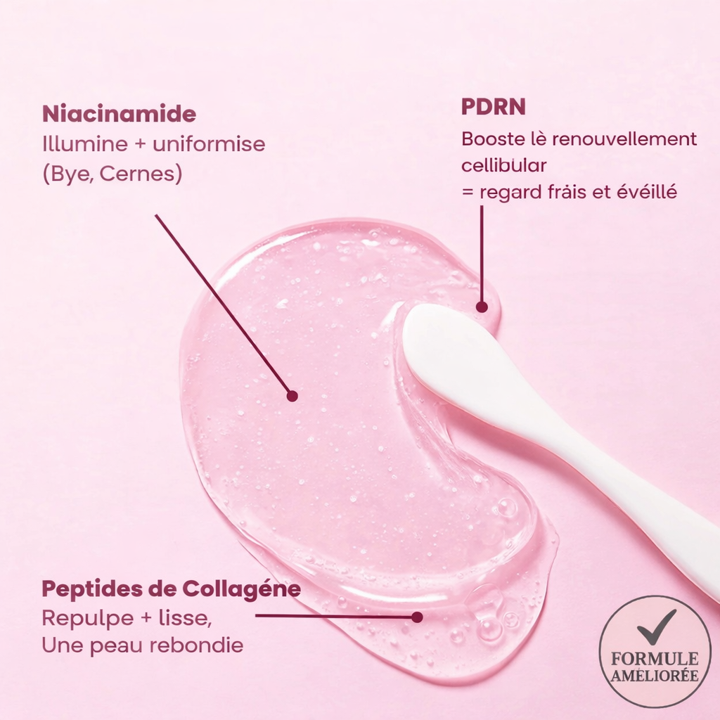 Patch Yeux Régénérants au PDRN – Anti-Cernes & Anti-Poches (30 Paires)