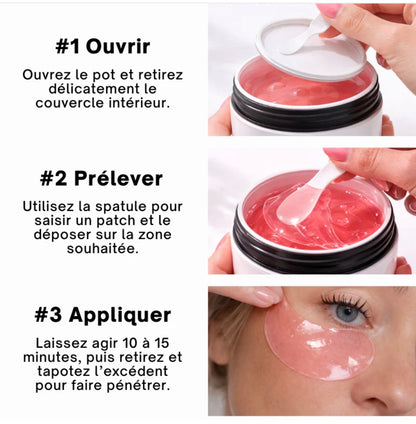Patch Yeux Régénérants au PDRN – Anti-Cernes & Anti-Poches (30 Paires)